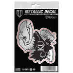 Kansas Jayhawks Decal Metallic 3" x 5"