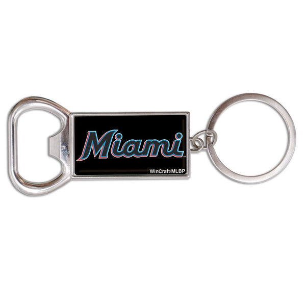 Miami Marlins Bottle Opener Key Rings