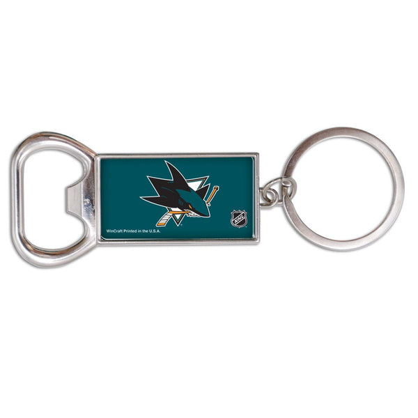 San Jose Sharks Bottle Opener Key Rings