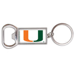 Miami Hurricanes Bottle Opener Key Rings