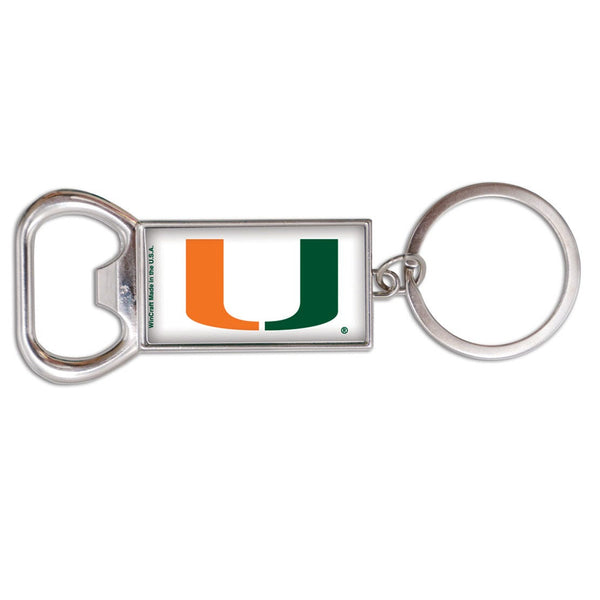 Miami Hurricanes Bottle Opener Key Rings