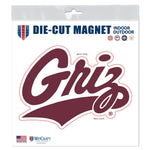Montana Grizzlies Outdoor Magnets 6" x 6"