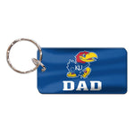 Kansas Jayhawks Keychain Rectangle