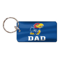 Kansas Jayhawks Keychain Rectangle