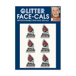Ball State Cardinals Glitter Tattoo 6 Pack