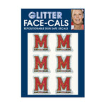 Maryland Terrapins Glitter Tattoo 6 Pack