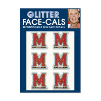 Maryland Terrapins Glitter Tattoo 6 Pack
