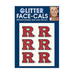 Rutgers Scarlet Knights Glitter Tattoo 6 Pack
