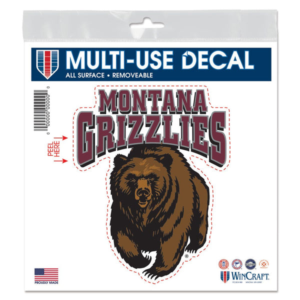 Montana Grizzlies All Surface Decal 6" x 6"