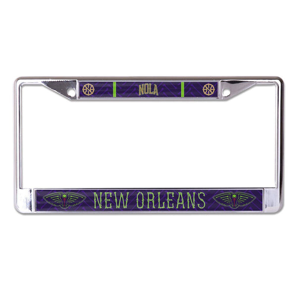 New Orleans Pelicans / City Edition Lic Plt Frame S/L Printed