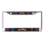 Oklahoma City Thunder / City Edition Lic Plt Frame S/L Printed