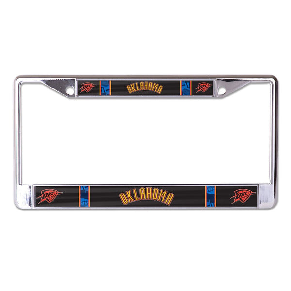 Oklahoma City Thunder / City Edition Lic Plt Frame S/L Printed