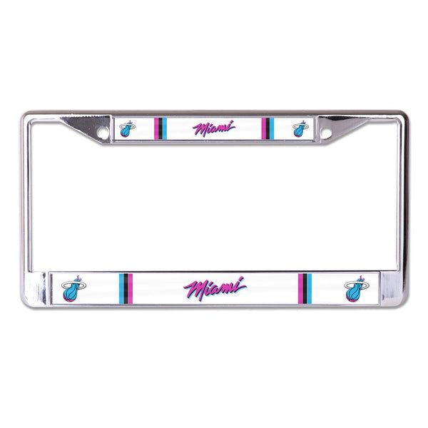 Miami Heat / City Edition Lic Plt Frame S/L Printed