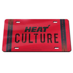 Miami Heat / City Edition Specialty Acrylic License Plate
