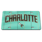 Charlotte Hornets / City Edition Specialty Acrylic License Plate