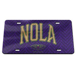 New Orleans Pelicans / City Edition Specialty Acrylic License Plate