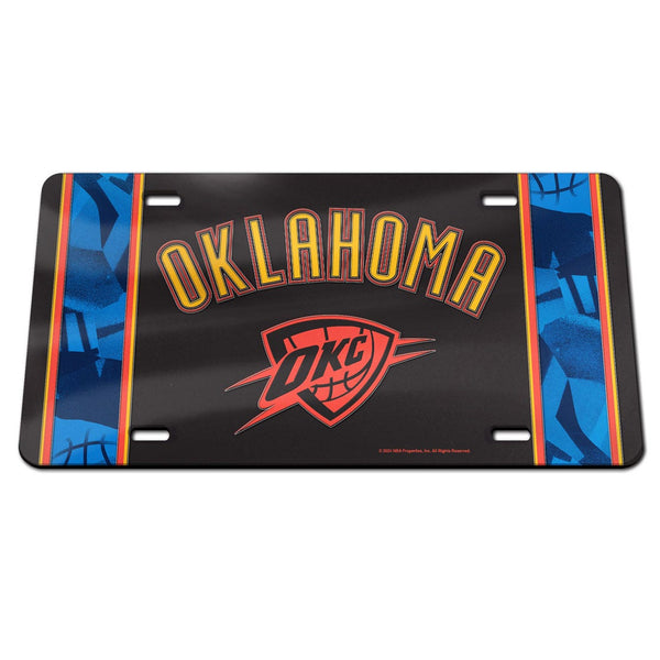 Oklahoma City Thunder / City Edition Specialty Acrylic License Plate