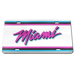 Miami Heat / City Edition Specialty Acrylic License Plate