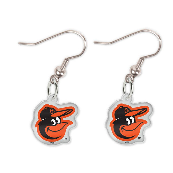 Baltimore Orioles Acrylic loop earrings