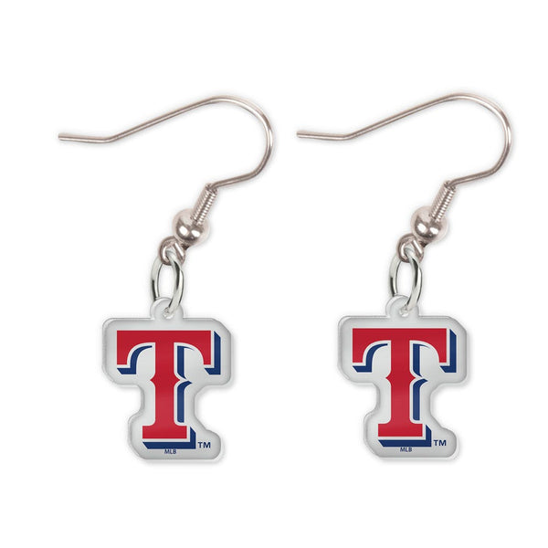 Texas Rangers Acrylic loop earrings