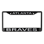 Atlanta Braves Lic Plt Frame S/L Printed