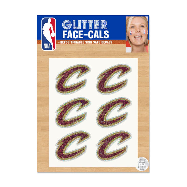 Cleveland Cavaliers Glitter Tattoo 6 Pack