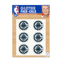 Los Angeles Clippers Glitter Tattoo 6 Pack