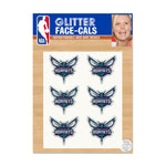 Charlotte Hornets Glitter Tattoo 6 Pack