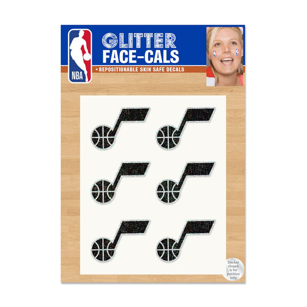Utah Jazz Glitter Tattoo 6 Pack