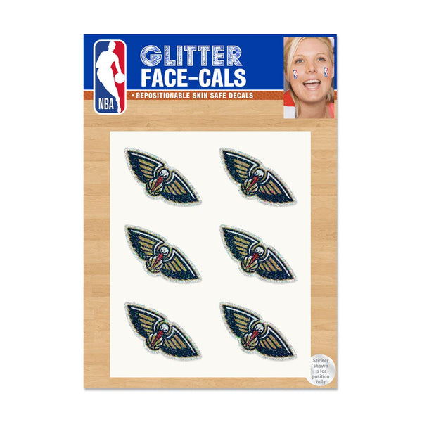 New Orleans Pelicans Glitter Tattoo 6 Pack