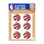 Toronto Raptors Glitter Tattoo 6 Pack