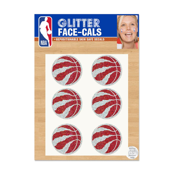 Toronto Raptors Glitter Tattoo 6 Pack