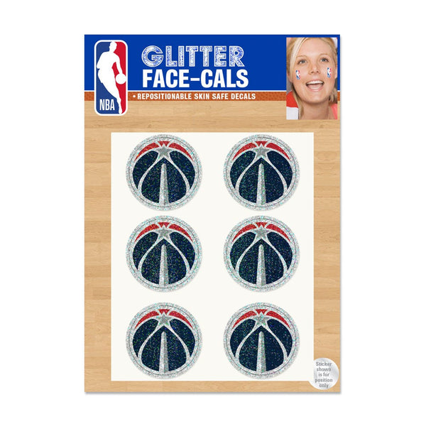 Washington Wizards Glitter Tattoo 6 Pack