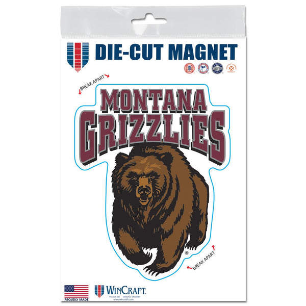 Montana Grizzlies Outdoor Magnets 3" x 5"