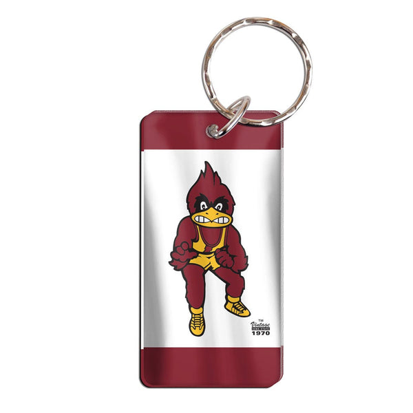 Iowa State Cyclones / Vintage Collegiate Keychain Rectangle