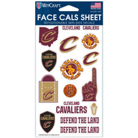 Cleveland Cavaliers Face Cals 4" x 7"