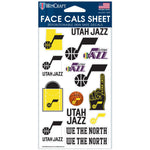 Utah Jazz Face Cals 4" x 7"