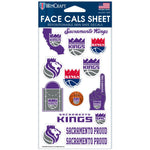 Sacramento Kings Face Cals 4" x 7"