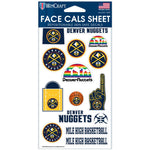 Denver Nuggets Face Cals 4" x 7"