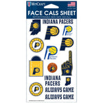 Indiana Pacers Face Cals 4" x 7"