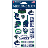 Vancouver Canucks Face Cals 4" x 7"