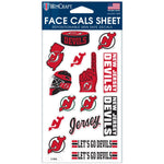 New Jersey Devils Face Cals 4" x 7"
