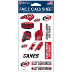 Carolina Hurricanes Face Cals 4" x 7"