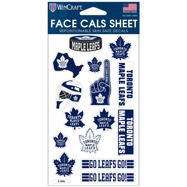 Toronto Maple Leafs Face Cals 4" x 7"