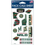 Minnesota Wild Face Cals 4" x 7"