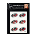Carolina Hurricanes Glitter Tattoo 6 Pack