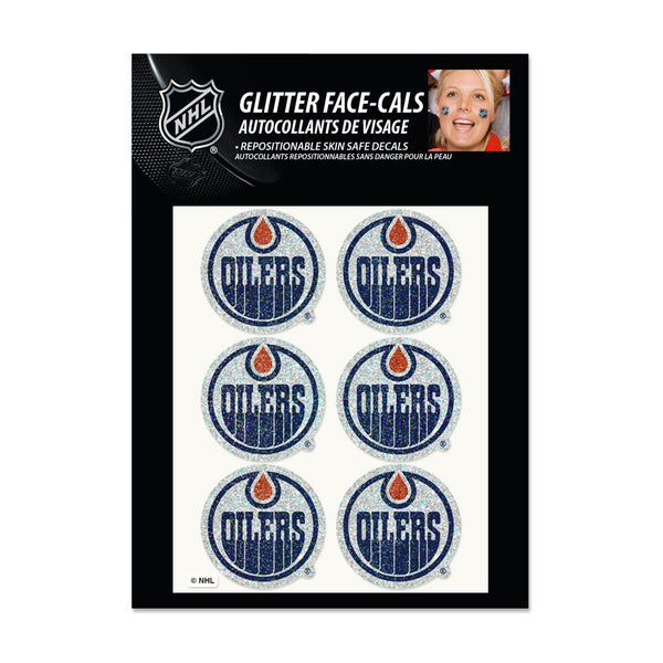 Edmonton Oilers Glitter Tattoo 6 Pack