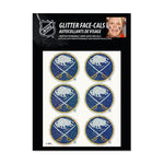 Buffalo Sabres Glitter Tattoo 6 Pack