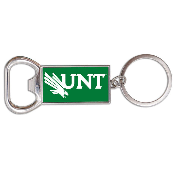 North Texas Mean Green Bottle Opener Key Rings