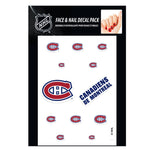 Montreal Canadiens English Nail Cals